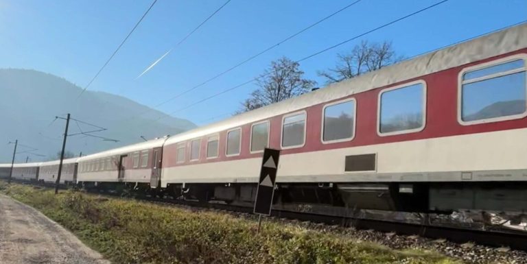 train in Slovakia during active school group tour to Slovakia