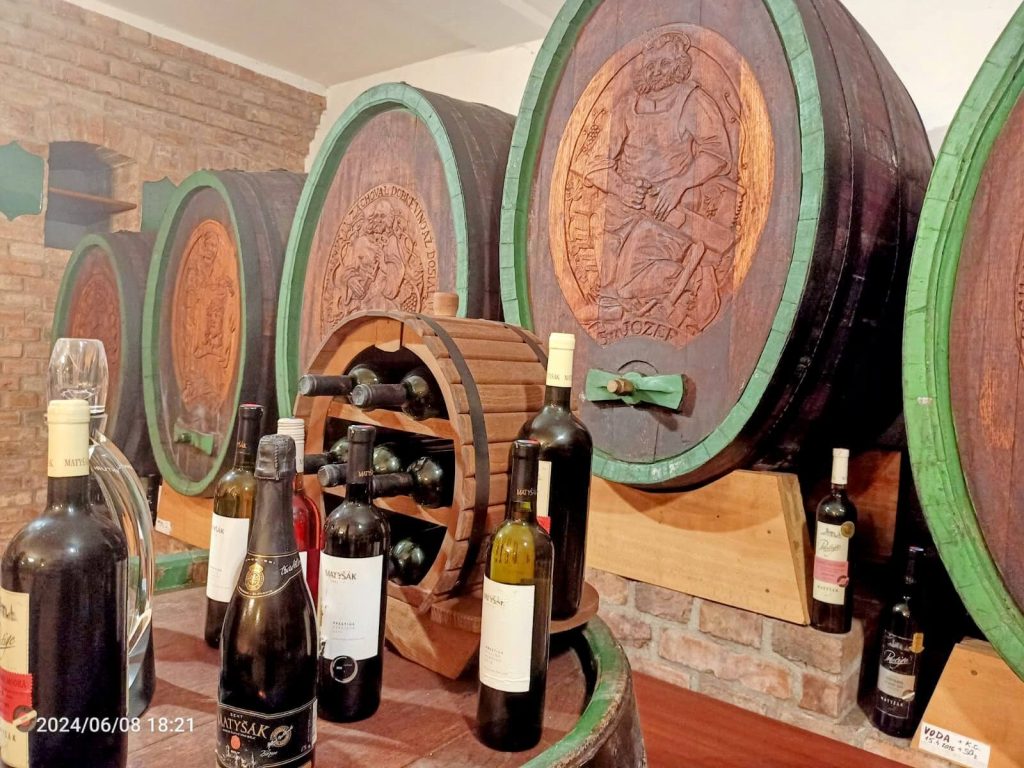 wine collection of Matysak wines during golf incentive of Slovakia