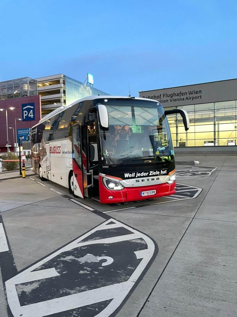 Pick up at Vienna airport