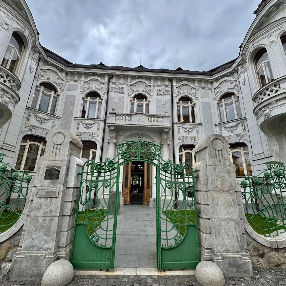 Rosenfeld Palace in Zilina, an elegant Art Nouveau building inspired by Vienna’s Belvedere Palace